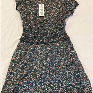 Urban outfitter floral green dress